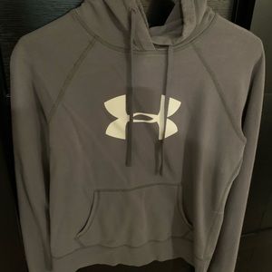 Gray Under Armour Hoodie